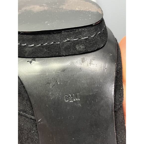 Guess Black Platform Stiletto Pumps Womens Size 6.5M High Heels Velvet Y2K - Picture 3 of 7